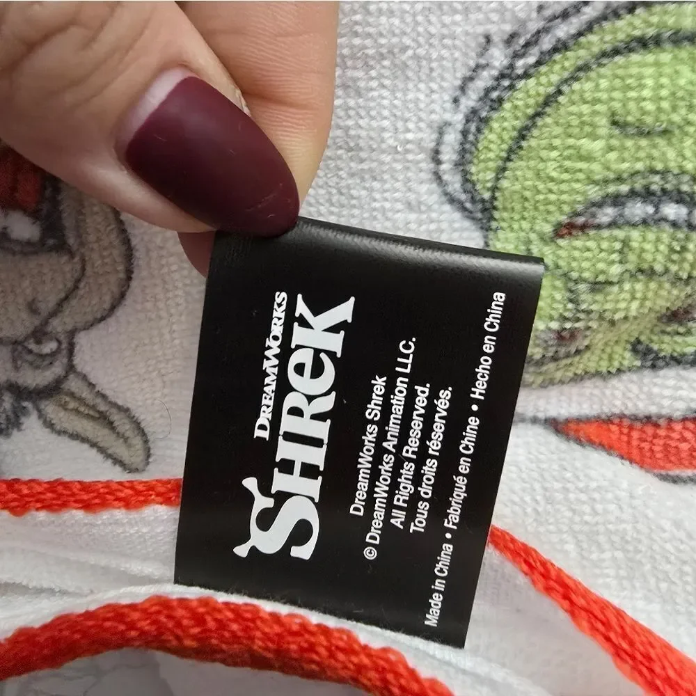 Nwt Christmas 2pc Shrek Hand Towels Set, 15